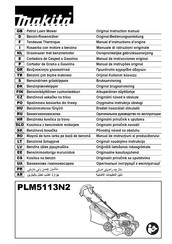 Makita PLM5113N2 Oorspronkelijke Gebruiksaanwijzing