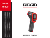 RIDGID micro IR-200 Handleiding