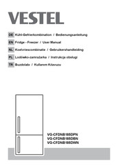 VESTEL VG-CFDNB185DPN Gebruikershandleiding