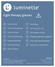 Luminette Light therapy glasses Gebruiksaanwijzing