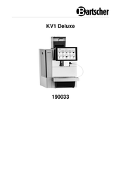 Bartscher KV1 Deluxe Originele Gebruiksaanwijzing