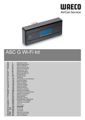 Waeco ASC G Wi-Fi kit Gebruiksaanwijzing