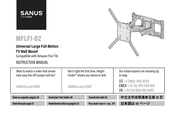 LEGRAND SANUS MFLF1-B2 Handleiding