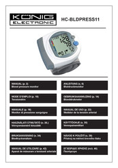 König Electronic HC-BLDPRESS11 Gebruiksaanwijzing