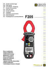 Chauvin Arnoux F205 Startgids