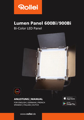 Rollei Lumen Panel 600Bi Handleiding