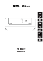 Tech Controllers Sinum PS-10 230 Gebruikershandleiding