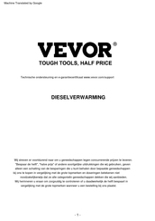 VEVOR XMZ-D2 Handleiding