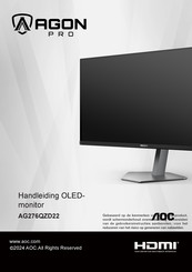 AOC Agon Pro AG276QZD22 Handleiding