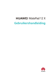 Huawei MatePad 12 X Gebruikershandleiding