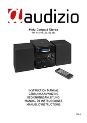 Audizio Metz Compact Stereo Gebruiksaanwijzing