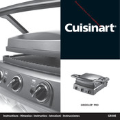 Cuisinart GRIDDLER PRO GR50E Instructies