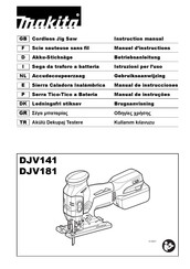 Makita DJV181 Gebruiksaanwijzing