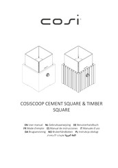 cosi COSISCOOP TIMBER SQUARE Gebruiksaanwijzing