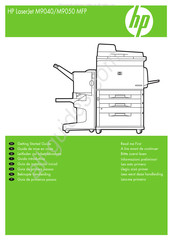 HP LaserJet M9050 MFP Beknopte Handleiding