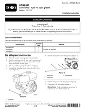 Toro GreensPro 1200 Installatie-Instructies