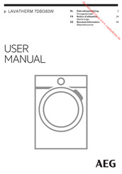AEG LAVATHERM 7DBG83W Gebruiksaanwijzing