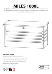 Axi MILES 1000L Gebruikershandleiding