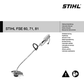 Stihl FSE 71 Handleiding