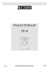 Zanussi ZE 16 Gebruiksaanwijzing