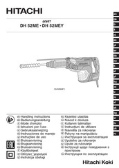 Hitachi DH 52ME Gebruiksaanwijzing