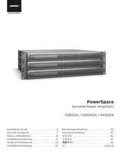 Bose Professional PowerSpace P21000A Installatiehandleiding