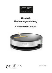 CASO DESIGN Crepes Maker CM 1300 Handleiding