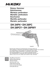 HIKOKI DH 28PCY Gebruiksaanwijzing