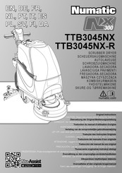 Numatic TTB3045NX-R Vertaling Van De Oorspronkelijke Gebruiksaanwijzing