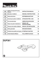 Makita DUP361 Gebruiksaanwijzing