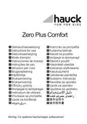 Hauck Zero Plus Comfort Gebruiksaanwijzing