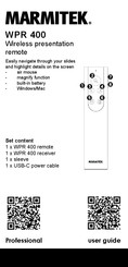 Marmitek WPR 400 Handleiding