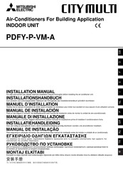 Mitsubishi Electric CITY MULTI PDFY-P71-VM-A Installatiehandleiding