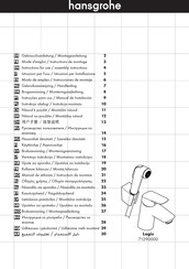 Hansgrohe Logis 71290000 Gebruiksaanwijzing