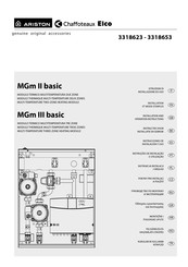 Ariston MGm II basic Instructies Voor Installatie, Gebruik En Onderhoud