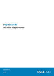 Dell Inspiron 3593 Installatie En Bediening