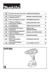 Makita DHP484 Gebruiksaanwijzing