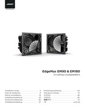 Bose Professional EdgeMax EM90 Installatiehandleiding