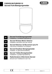 Abus FUBW50100 Installatie- En Gebruikershandleiding