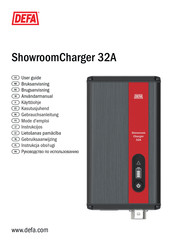 DEFA ShowroomCharger 32A Gebruiksaanwijzing