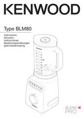 Kenwood BLM80 Gebruiksaanwijzing