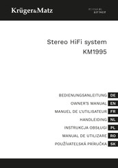 Krüger & Matz KM1995 Handleiding