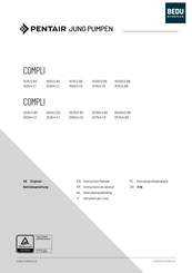 Pentair Jung Pumpen COMPLI 1535/2 B2 Gebruikshandleiding