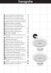 Hansgrohe Croma 220 26465000 Gebruiksaanwijzing