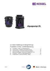 Kessel Aquapump XL Inbouw- En Bedieningshandleiding