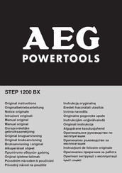 AEG Powertools STEP 1200 BX Oorspronkelijke Gebruiksaanwijzing