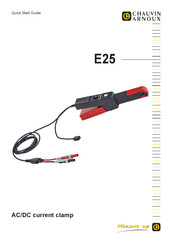 Chauvin Arnoux E25 Snelstartgids