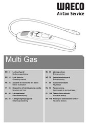 Waeco AirCon Service Multi Gas Gebruiksaanwijzing