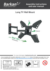 Barkan Long TV Handleiding