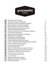 GreenWorks Tools G40LM35 Bedienings- En Veiligheidshandleiding